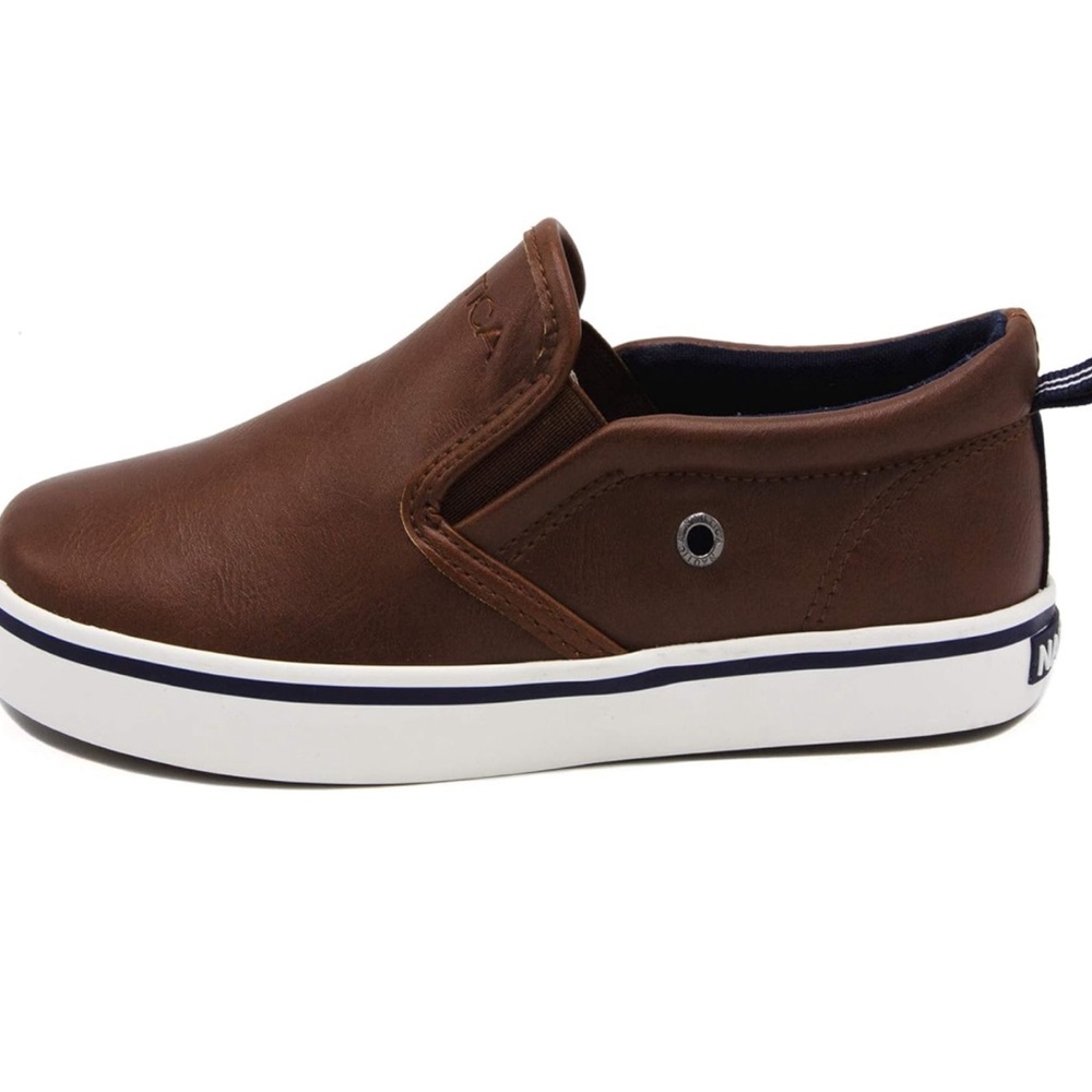 Nautica Kid's Slip-On Shoe Sneaker -Akeley | Boy -Girl | (Little Kid/Toddler)
